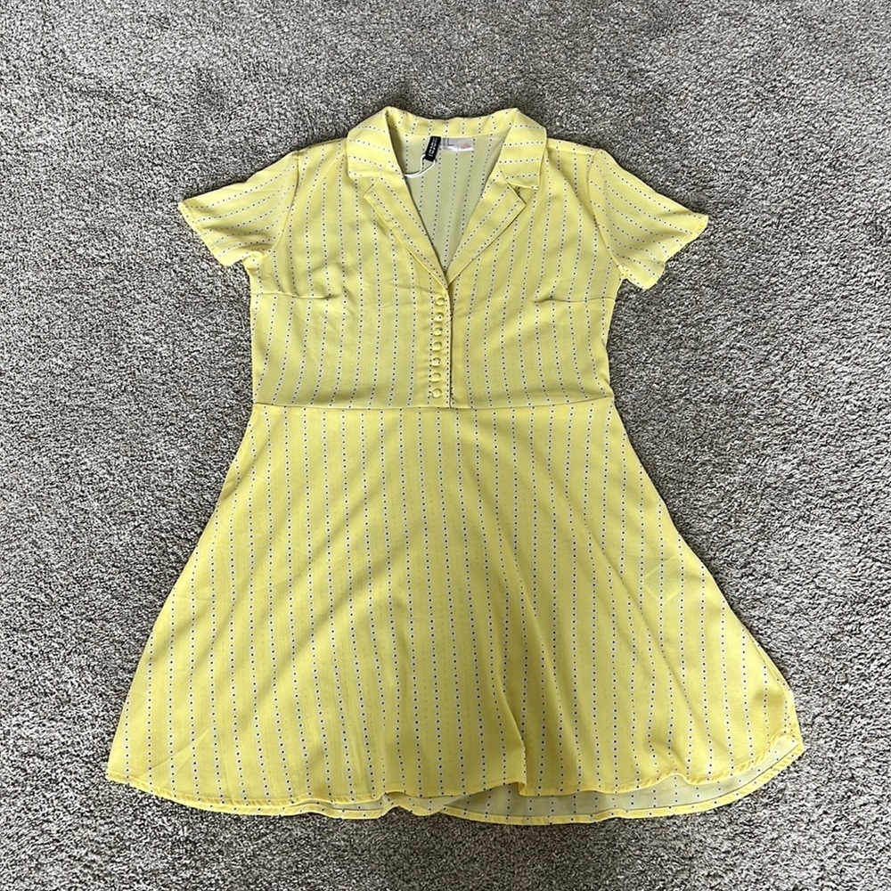H&M yellow dress